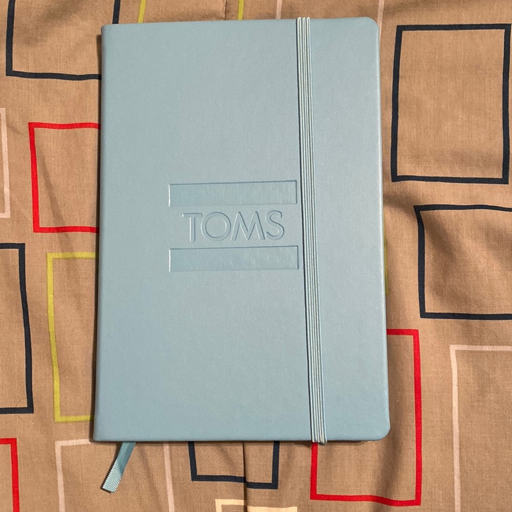 Toms lined journal crème colored paper